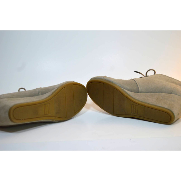 Toms taupe desert wedge boots size 7 - Picture 4 of 5